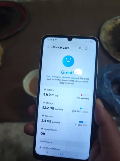 Samsung Galaxy A05 mobile 6/128 Gb used but look like new pta approve