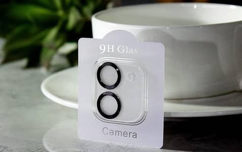 iPhone 12 mini camera protector, Black Aura