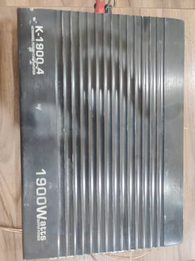 Car Amplifier and subwoofer speaker