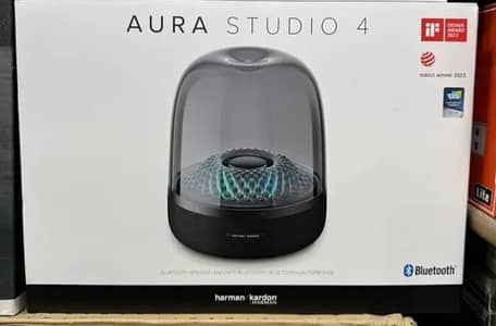 Harman Kardon Aura Studio 4 Bluetooth Home Speaker. Black