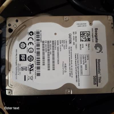 Seagate 500 GB - 5400 RPM