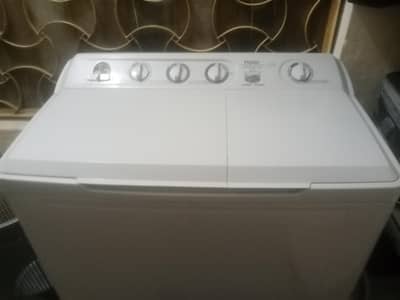 Haier Twin Tub Washing Machine 12KG – Only 2 Month Used (Like New)