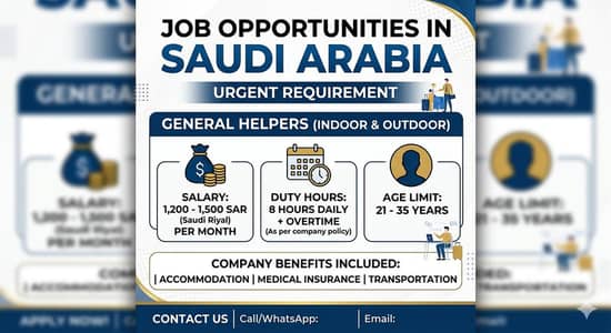 work permit available for saudia