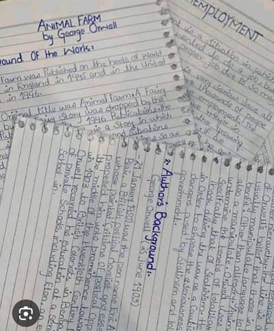 Handwriting Assignment, Typing And Data Entry job Available