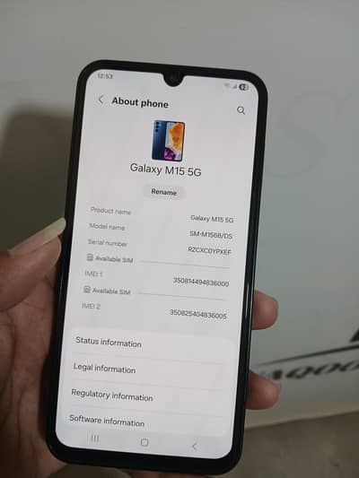 samsung m15 6/128 non pta only mobile