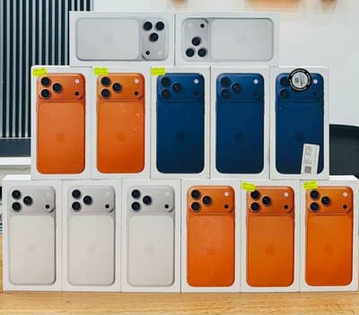 Iphone 17 Pro Max PTA Official Box Pack/ 17 Air JV/ 16 Plus 15 Jl