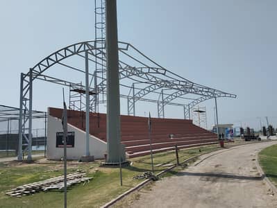 Steel fabrication , Wall mounted sheds - Canopy - Marquee - PEB sheds