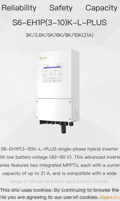 Solis plus Hybrid Inverters & Itel Pro hybrid Inverters