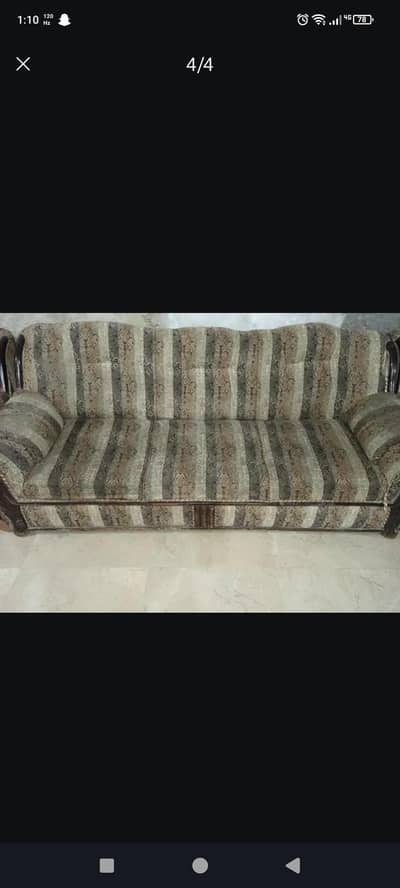 5 SEATER SOFA SET WITH COVERS