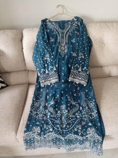 kalamkar long shirt 3 piece, size large 22_23 chest