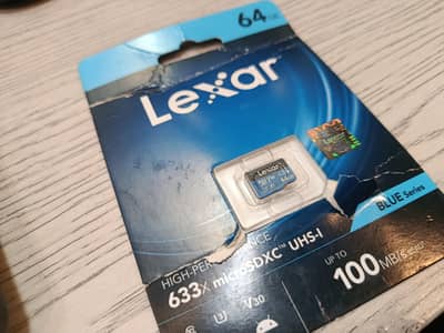 Lexar 64GB memory card for sale