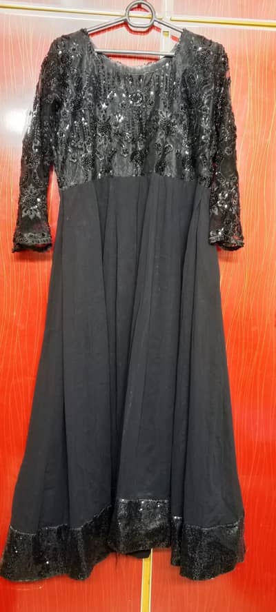 beautiful black maxi