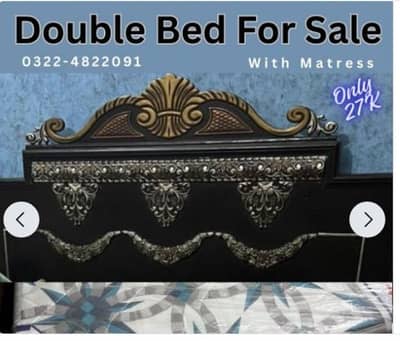 Double bed for sale (with matrice)