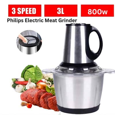 Brand New Electric Stainless Steel Meat Grinder|Food Chopper