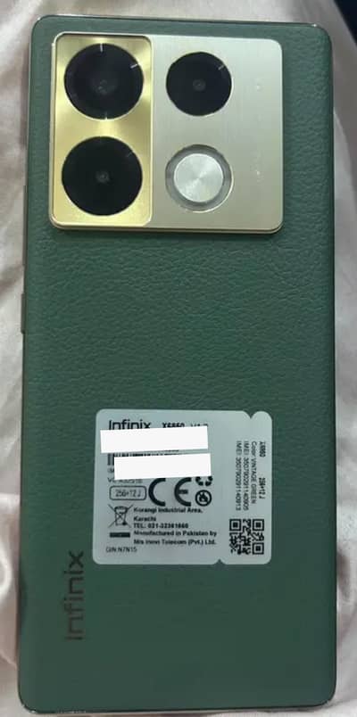 Infinix Note 40 Pro | 12-256GB | PTA | 10/10