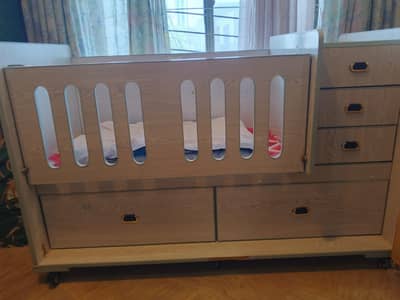 Premium Wooden Baby Cot