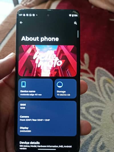 Motorola Edge 40 Neo Non pta 8/256
