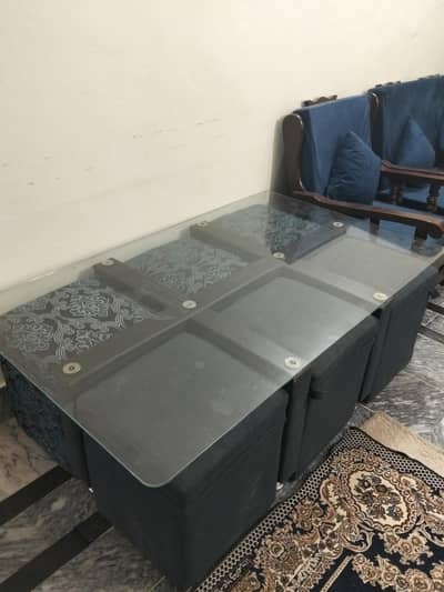 6 seater mini dining table