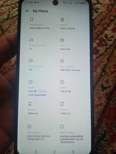 infinix smart 8pro 4+4 /128 gb panel change Raja bazar Rawalpindi