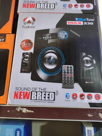 Audionic Max 230 Blue Tooth Sounds Speaker Box Packed Final 5500