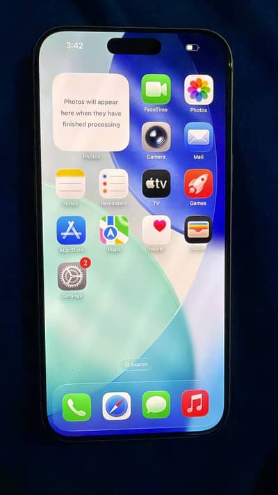 iPhone 17 Pro Max 256GB JV Factory Unlocked Silver 100% 0 Cycle