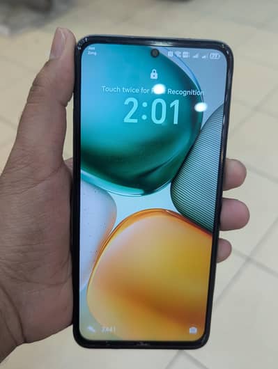 Honor x7c with box and charger