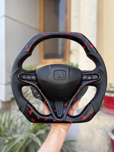 Honda Civic + Honda reborn+ Honda City Multimedia steering wheel