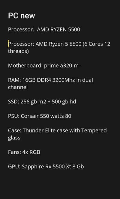 Gaming pc with good specs