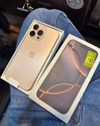 i Phone 16 pro max  256 GB official pta approved