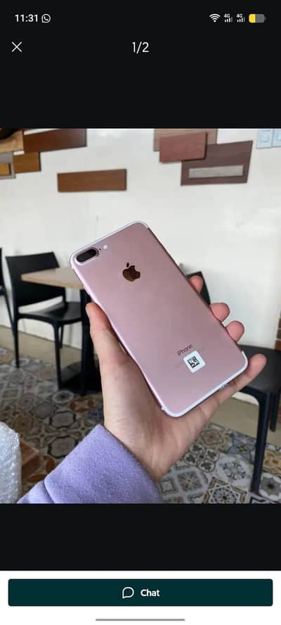 Iphone 7puls 128 GB PTA approved all okay