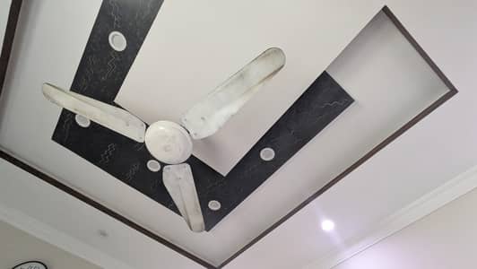 Ceiling fans both working full speed ,no issue no repaired price final