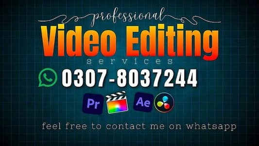 Youtube Video Editor/ Editing Services for YouTube Insta TikTok Reels