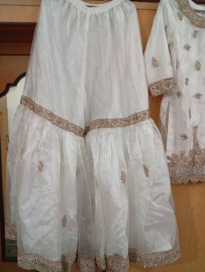 Brand new nikah dress ,organza stuff,kundanwork,brandnew