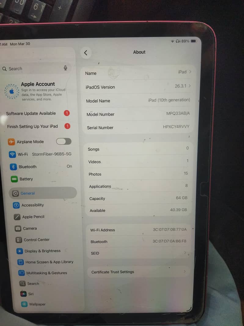 ipad 10 generation 1