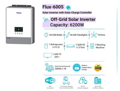 Trion, Hybrid Inverter, Flux-6005, 6.2KW, IP21