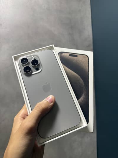 iPhone 15 Pro Max 256 Gb HK Dual Physical With Box 10/10 Waterpack