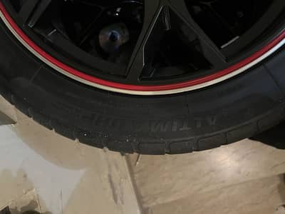 18 inch rims with tyres