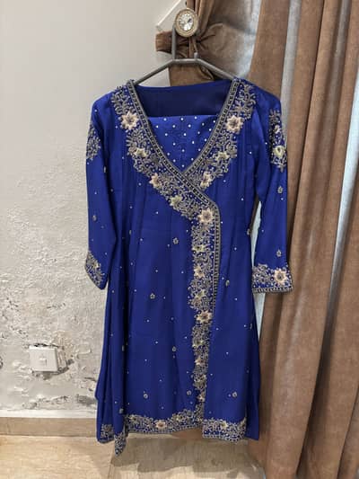 Elegant Royal Blue Formal Outfit