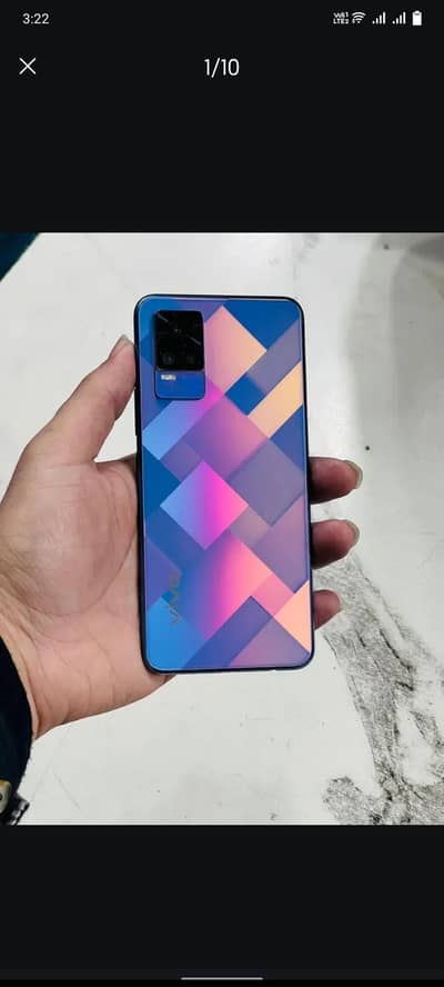 vivo v21e with box charger