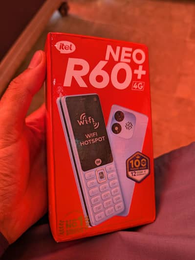 itel r60+ 4G hotspot mobile dual sim official pta approved