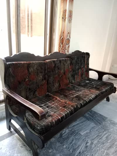 Brown 5 Seater Sofas Wood Material