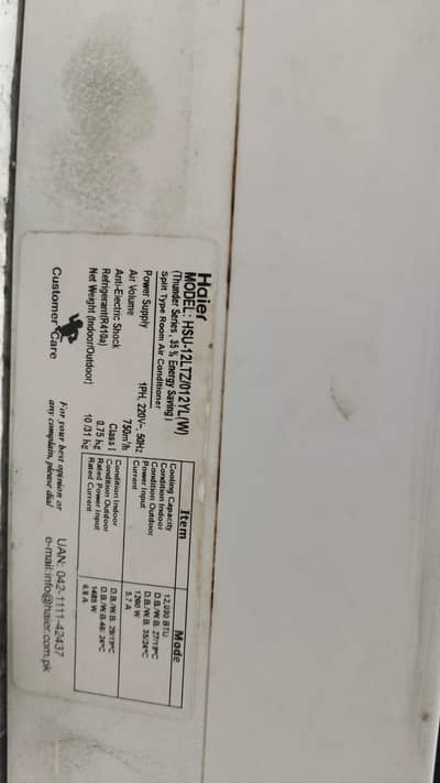 used Ac with 9 /10 condition