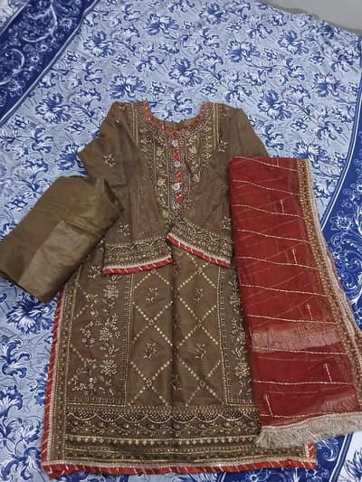 beautiful net 3 piece