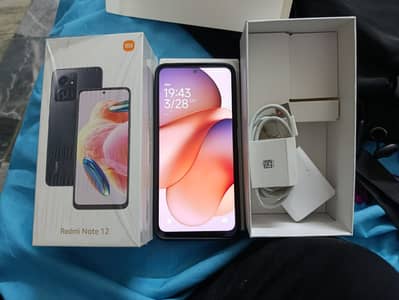 Xiaomi Redmi Note 12 - 8GB RAM / 128GBRom with Box and All Acess