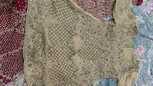 fancy lehnga with peplum shirt