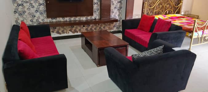 sofa set with center table