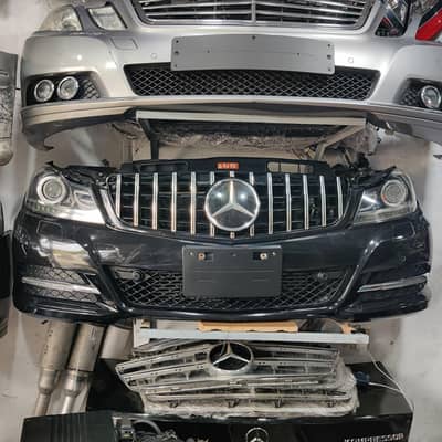 Mercedes Benz C63 AMG W204 Complete Parts available Headlights Bumper
