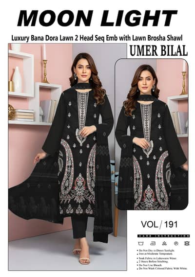 dresses / ladies suit / unstitched 3pc embroidery suits / new arrival