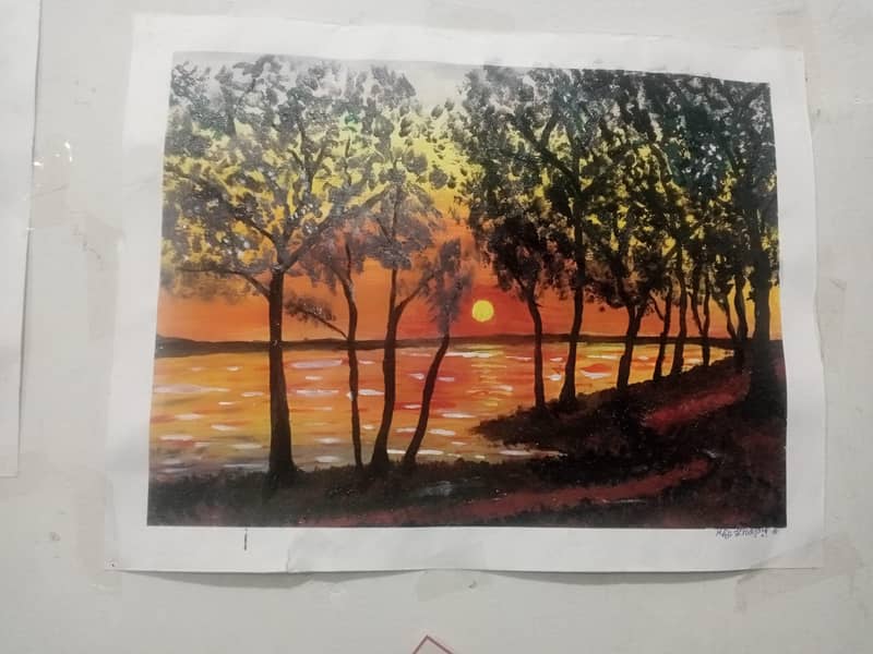 sunset landscape 0