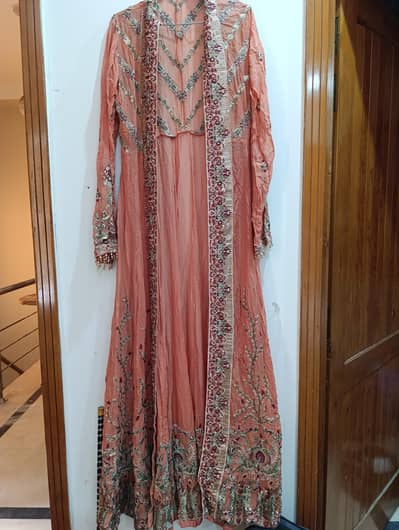 Long Chiffon Embroidered Gown